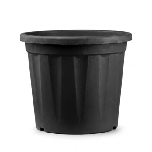 Image of 20 Inch Heavy Duty Plastic Planter | Grower Pot /Garden Pot for Home & Garden (Black) (Pack of 1)
