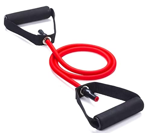 Image of Toyshine Rubber and TPR Foam Toning Tube, Exercise Bands for Stretching, Workout and Toning for Men and Women (Multicolor) SSTP