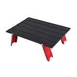 EHYXTEGX camping table HooRu Outdoor Folding Table Beach Camping Backpacking Portable Table with Carry Bag Ultralight Mini Garden Furniture Picnic Desk Foldable and lightweight camping table