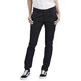 Dickies Damen Straight Flex Twill Pant Khakis, Schwarz abgespült, 40