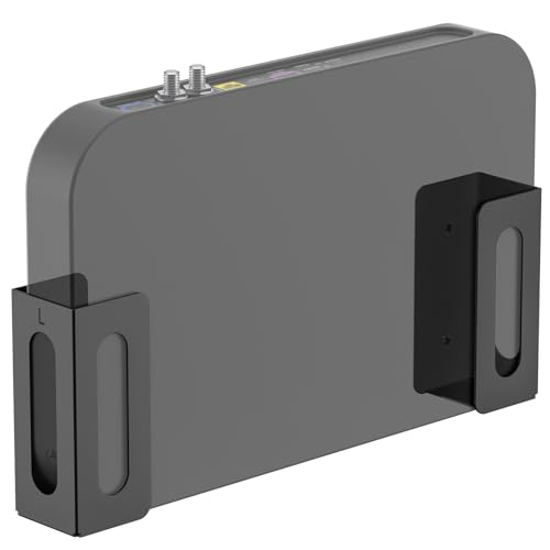 Notiela Metal Wall Mount Bracket for Sky Q 1TB/2TB & Sky Q Mini Box - Vertical/Horizontal Mount Heat Dissipation Secure & Sturdy Cable Clutter Free