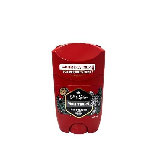 Old Spice Wolfthorn deodorant Stick, 6-pack (6 x 50 ml), Deodorant Stick utan aluminium för män, män deodorant med långvarig doft