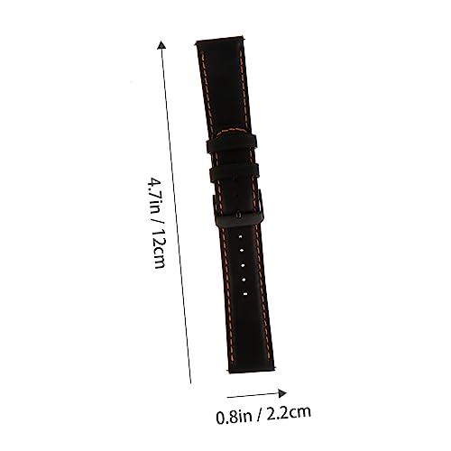 Chic Leather Watch Strap for Replacement Wrist Band Durable Flexible Design Stylish Fit Occasion2