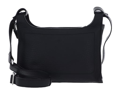 Bolso bandolera Voi Hirsch Gunilla en color negro con correa cruzada ajustable