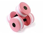 MMCCHB Floating dumbbells, water sports dumbbells,Set of 2 - For Water Aerobics (Pink)