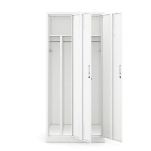 Jan Nowak Spindschrank Umkleideschrank Metall 2 Abteile 180x80x50 cm – Ansicht 5