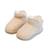 Zzalalana Toddler Baby Girls Snow Boots Fur Lined Suede...