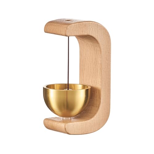Sghtil Magnettür Chime Bell, magnetische Türklingel | Dekorative Türklingel für Eingang,Hölzerne C-förmige Magnet-Ladenbesitzer Glocken-Tür-Glockenspiel für Zuhause, Garten,