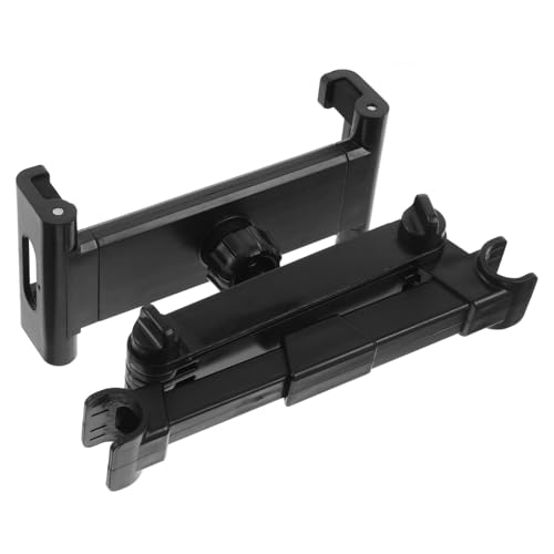 STOBAZA Tablet Car Holder Back Seat Car Headrest Phone Holder Tablet Headrest Mount Soporte para Tableta para Auto Plastic Black