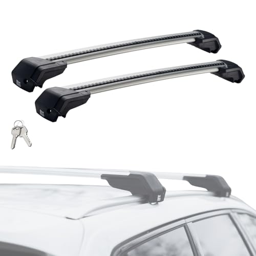 Barres de toit XPLORE Mont Blanc alu rails de toit transversales charge 100 kg serrures cles