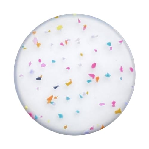 Image of PopSockets: PopGrip - Expanding Stand and Grip with a Swappable Top for Smartphones and Tablets - Circus Regrind White