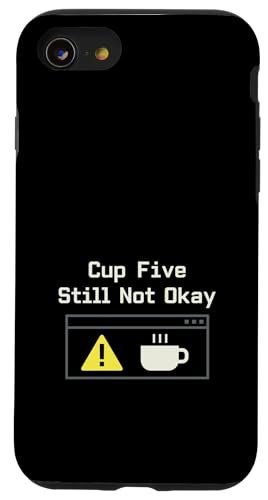 Coffee Is My Copilot �G�X�v���b�\ �o�[���A�E�g ���[���A �X�}�z�P�[�X iPhone SE (2020) / 7 / 8 �p