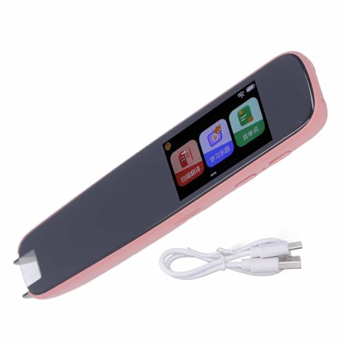Scan Reader Pen, 64RAM Electronic Dictionary Digital Voice Translator Device Rechargable Portable Real Time Text to Speech Device Pen Scanner for Kids English Learning