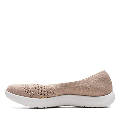 Clarks Womens Adella Moon Loafer, Taupe Knit, 7 Us #TOP5