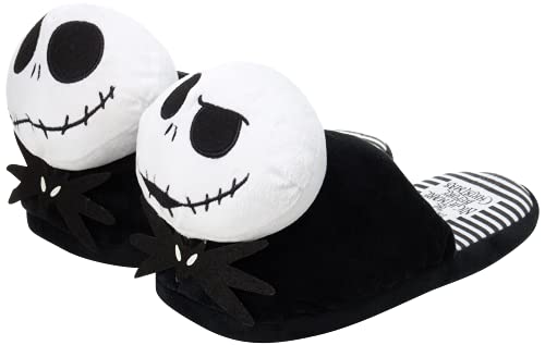 Chaussons Jack Skellington Disney homme, idée cadeau idéale en peluche L'Étrange Noël de Monsieur Jack