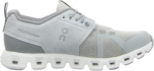 Image of On Men's Cloud 5 Terry Sneakers, Glacier /Lunar, 11.5 Medium US