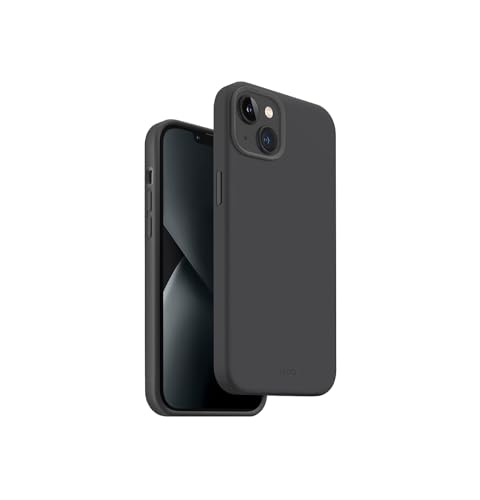 UNIQ LINO HUE Étui MagSafe pour iPhone 14 Plus Noir