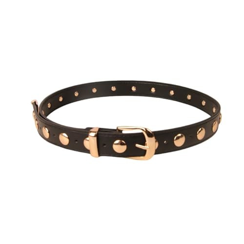 Punk Girl Stud Pin Buckle Multi Color Belts For Women Band Decorative Waist Weat Outer On Dress Jeans Slim Adjustable Length