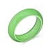Bling Jewelry Dyed Green Jade Band Gemstone Modern Stackable Ring 5mm,Green,7