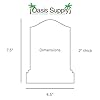 Oasis Supply, Halloween Crafting and Design Project, EPS Foam Kits (Tombstones 4 Count, Assorted) #5
