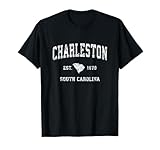 Charleston South Carolina SC Vintage Athletic Sports Design T-Shirt