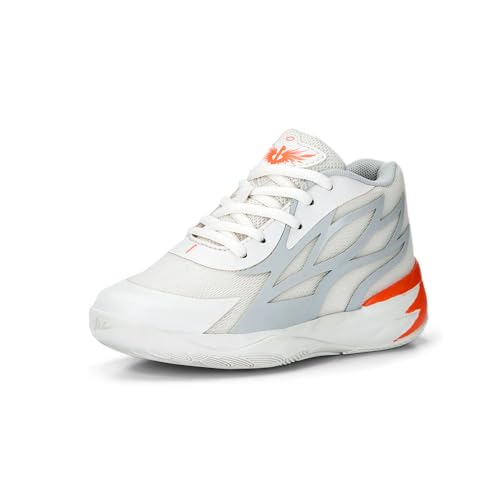 PUMA Kids Boys Mb.02 Q2 Comm Basketball Sneakers Shoes - Grey2