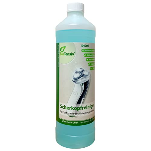 BioTensiv 1L Scherkopfreiniger Reinigungsflüssigkeit für Braun Reinigungsstation CCR Series 3 5 7 9