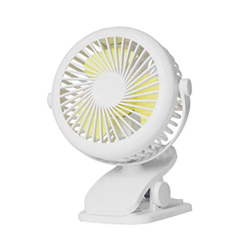 360 Regolabile Ricaricabile Clip On Fan Scrivania USB Fan 3 Velocità Per Auto SUV Casa Outdoor Ufficio Pieghevole Fan