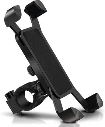 Bike Mobile Holder for Bike Mobile Stand Phone Mount Push Button Mobile Holder Bike Mobile Holder (Black)_C91