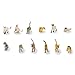 Fun Central AZ915 24 Pieces, 2 Inch Assorted Cat Toys for Kids, Cat Toy Figure, Cat Girl Toy Figures