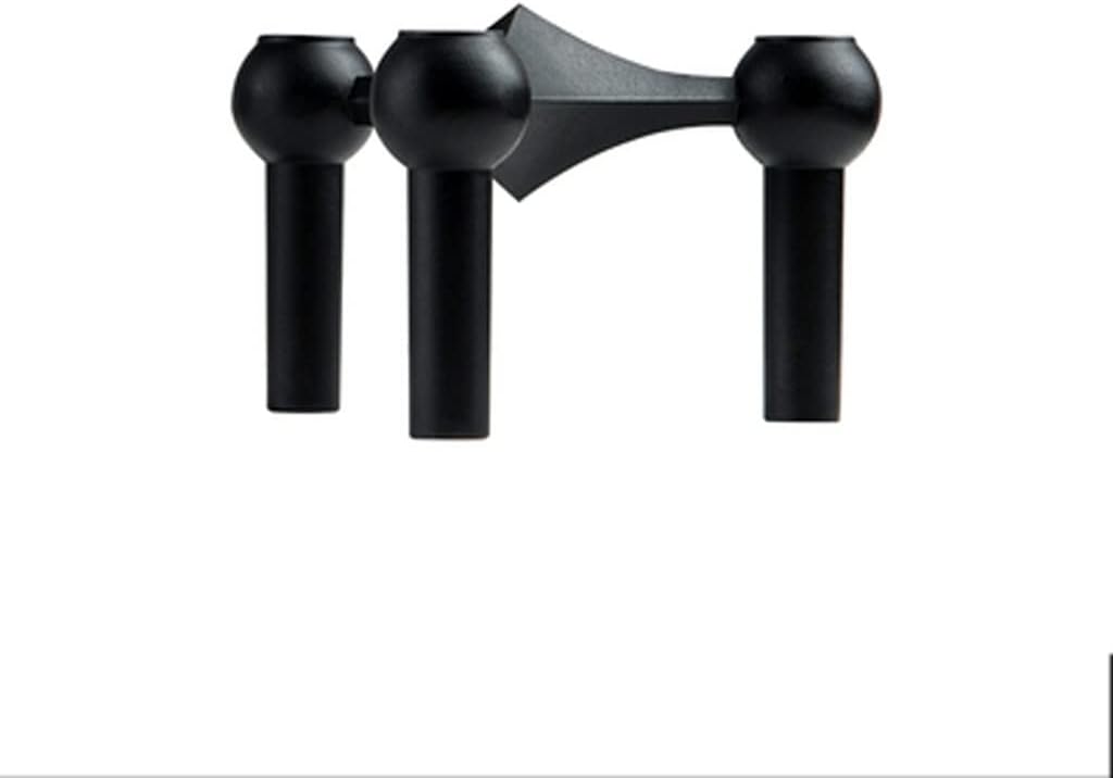 Iron Candle Holder Home Decoration Table Romantic Candle Light Dinner Props Light Luxury Molecule Candle Holder Furnishings Candlestick (Color : 1) (1)