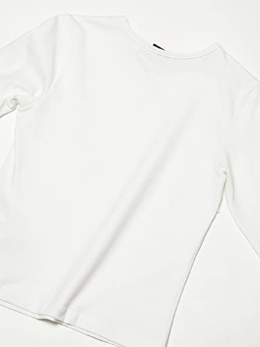 Blusa Manga Longa em Cotton Juvenil Gloss, Branco, 12