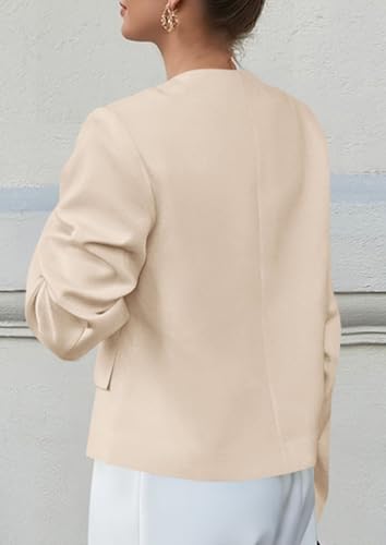 PRETTYGARDEN Women Blazers Business Casual Outfits 2025 Fall Fashion Long Sleeve Professional Office Work Suit Jacket Clothes4