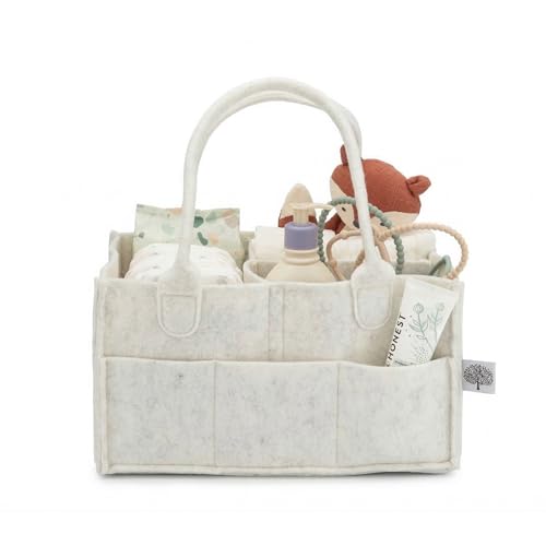 Parker Baby Diaper Caddy - Nursery Storage Bin and Car...