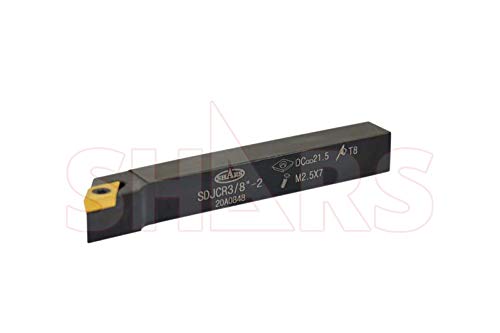 Set de 7 herramientas de torneado de carburo de 3/8" miniatura 9