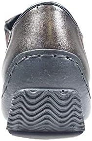 Rieker L1759-30 Wine Leather Womens Slip On Shoes 10 Red | Image 2