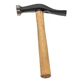SOPOTUTU Schuhreparatur Hammer mit Holzgriff Leicht und Robust Handlicher Schuhmacher Hammer für Sohlen und Lederreparatur Widerstandsfähig und Rutschfest für Schuhwerkstätten und