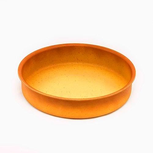Cazuela Horno Terracota 28 cm para 4/6 Personas, Material cerámico Resistente, Apta para Horno. Diseñado para: Preparar guisos y asados.