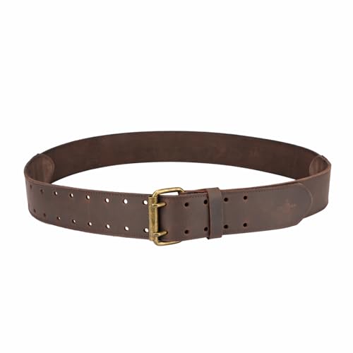 Ceinture à outils de charpentier en cuir ajustable pour atelier et chantier
