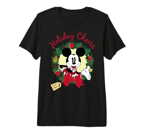 T-shirt Noël Mickey Disney maman t-shirt de fêtes femme imprimé