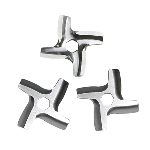 DEYIN 10 Cuchillas for picadora de Carne, Piezas for electrodomésticos de Cocina HV2, HV3, HV4, HV6, HV8, ME406, ME420, ME605, ME650 - imagen 6