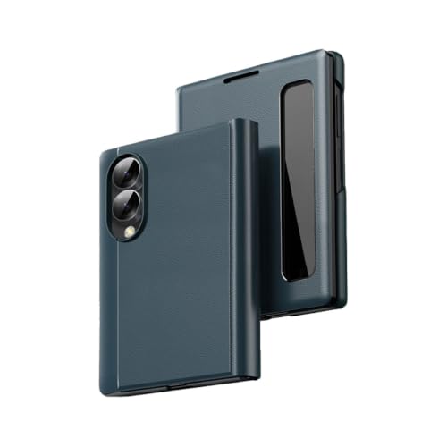 CYBERGARAGE�E�݊��i Galaxy Z Fold8 �Ή� �P�[�X �J�o�[ �܂肽���݌^ PU���U�[ + �v���X�`�b�N �X�^���h�@�\ �V���v�� �ی�P�[�X(�_�[�N�O���[��) [���s�A���i]