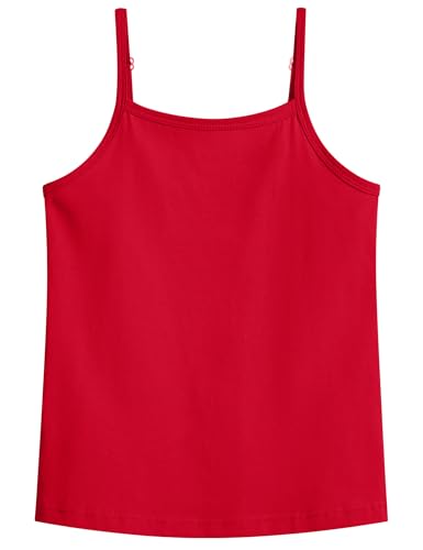 Image of Auranso Girls Undershirts Kids Camisole Toddler Adjustable Straps Tank Tops