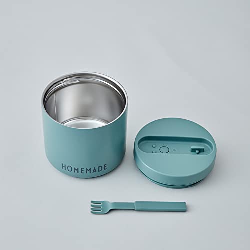 Boite Repas Isolation à Double Paroi Design Letters en Acier