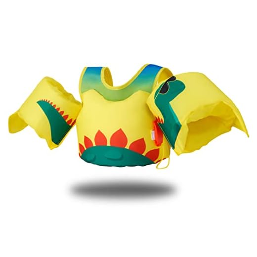 Chaleco Flotante Natación para Niños, YIHATA Chaleco Flotador Bebe con Brazalete Correa Ajustable Hebilla Segura Manguitos Piscina para Bebé para Niños y Niñas de 2-6 años, 14-23 kg