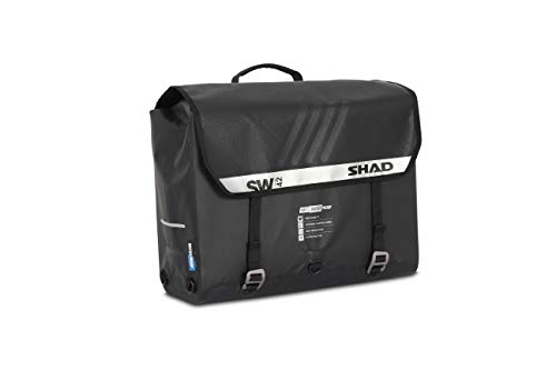 Shad Alforjas Impermeables para Motocicleta SW42, Negro, 25 Litros miniatura 3