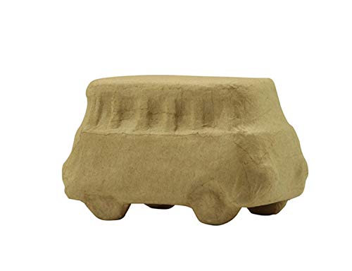 Glorex Décopatch SA209C - Soporte de papel maché (16 x 8 x 9 cm), color marrón