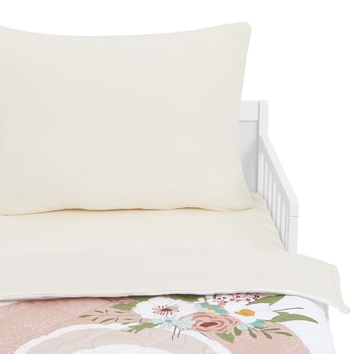 Image of Evolur Rain Boho 3 Piece Toddler Bedding Set, Super Soft and Breathable Toddler Bedding, Machine Washable, Includes Fitted Sheet, Comforter and Pillow Case