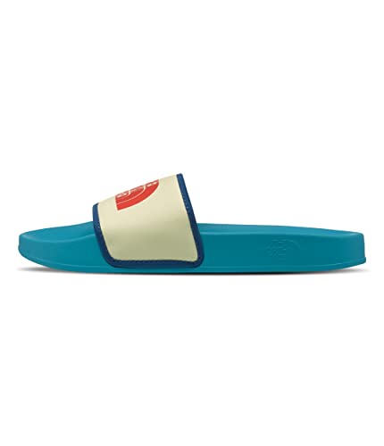 Image of The North Face Base Camp Slide III Mens Sandals Bluebird /Pear Sorbet 13