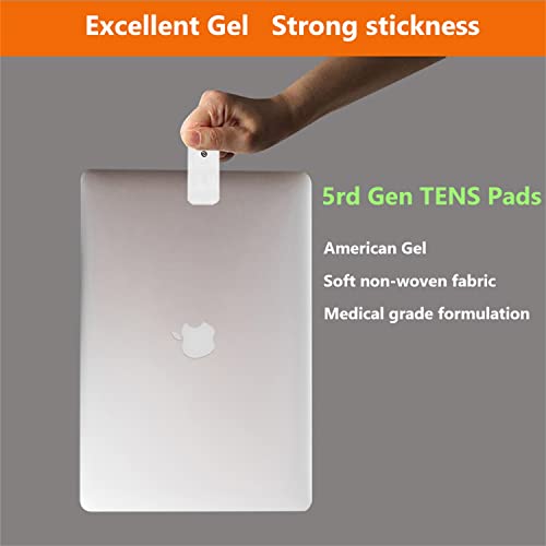 20 Pack Tens Unit Replacement Pads Reuse 40 Times, Snap Electrode Pads For Tens Unit With Standard 3.5Mm Snap-On Connector, Compatible With Belifu Tens #TOP7